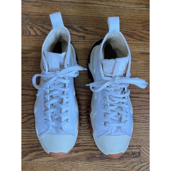 Converse White Run Star Motion High Top Platform Sneaker Shoes  Women's Size 8.5 - Picture 10 of 10